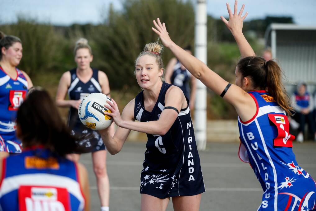 LINCHPIN: Jo Couch in action for Nirranda this season. Picture: Anthony Brady