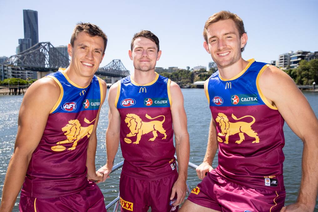 Hugh McCluggage (left) has been elected vice captain of Brisbane for 2023, with Lachie Neale and Harris Andrews taking on the joint captaincy role. Picture by Getty Images