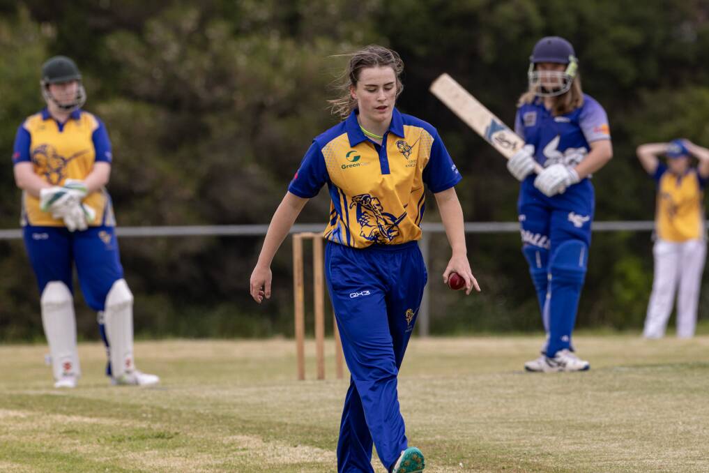 Jessica Walsh has been impressing for Cobden in the Warrnambool and District Cricket Associaiton women's competition. Picture by Sean McKenna