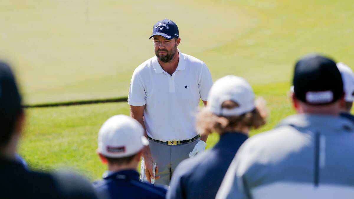 Marc Leishman, pictured in Warrnambool in 2019, is excited to spend more time in his home town in the coming months. Picture: Anthony Brady