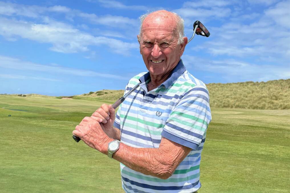 IN FORM: Port Fairy's Kevin Garton defied his age with a strong round last week, breaking his age by five shots. Picture: Meg Saultry
