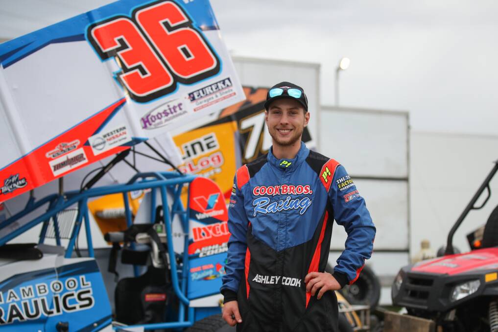 Laang sprintcar driver Ash Cook is looking forward to getting more seat time during speedweek.