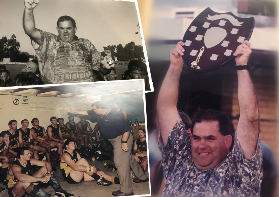 FEARSOME LEADER: Neil Bourke was named Maroochydore's Coach of the Team of the Half Century on Sunday. He led the club to three premierships from 1994-1996 (pictured).