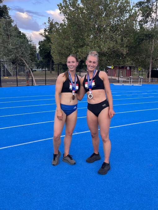 Grace Kelly and Layla Watson both won medals at the Victorian State Championships. Picture supplied