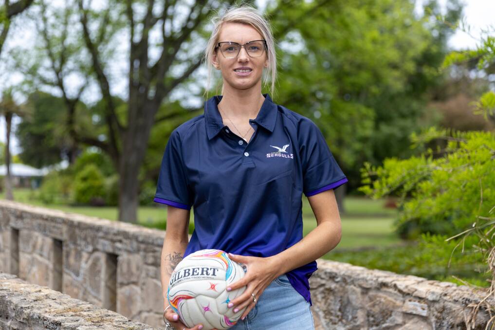 Port Fairy recruit Bec Mitchell is excited for the challenge of Hampden league netball in 2024. Picture by Eddie Guerrero