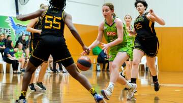 KEY: Warrnambool Mermaids' Matilda Sewell led the Mermaids on Saturday night with a double-double. Picture: Chris Doheny