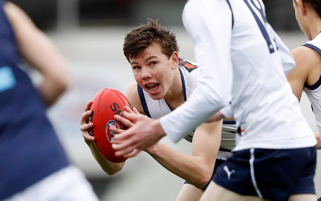 GUN: Finn O'Sullivan was the stand out player at the AFL under 16 national championships in July. Picture: Getty Images 