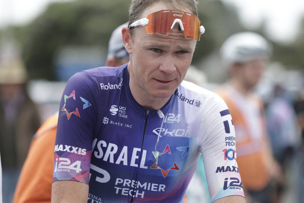 Chris Froome was a last minute entry into the Melbourne to Warrnambool Classic. Picture by Anthony Brady
