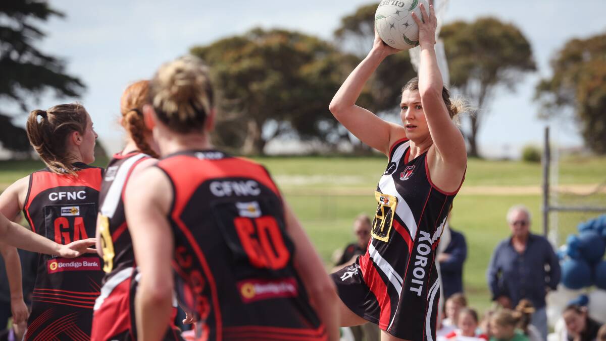 Koroit goal defender Kasey Barling added experience to the Saints' line-up in 2023. Picture by Sean McKenna