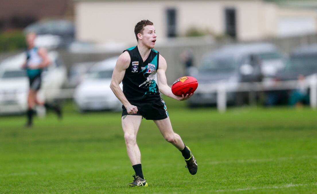 POWERED UP: Ben Reid is one of four inclusions for Kolora-Noorat. Picture: Anthony Brady