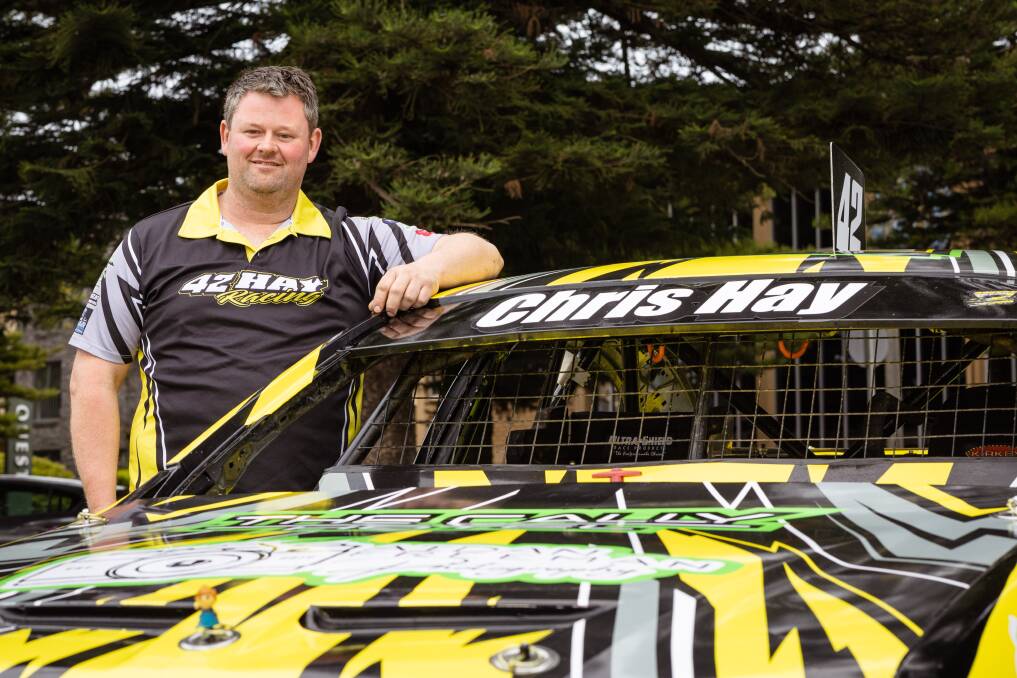 Warrnambool-based street stock driver Chris Hay is raring to get the 2023/24 season underway. Picture by Sean McKenna