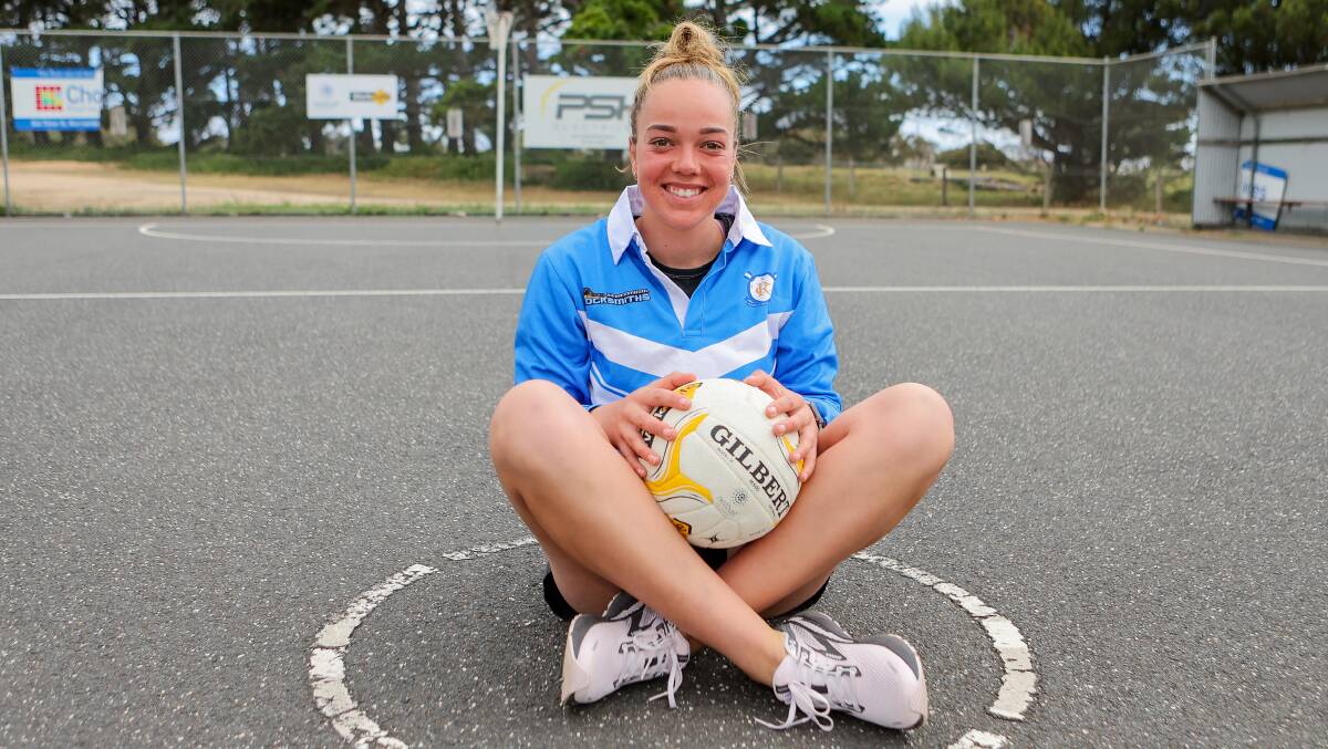 Hannah Van Zyl enjoyed a strong first season at Russells Creek in 2023, winning the club's A grade best and fairest. Picture by Anthony Brady