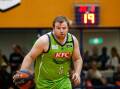 CLUTCH: Liam Osborne playing for the Warrnambool Seahawks. Picture: Anthony Brady