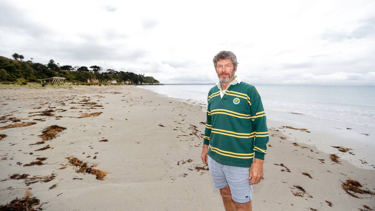 READY TO GO: Portland Surf Life Saving Club president Roger Trewavis is excited to welcome the Shipwreck Coast Swim Series to Portland on Saturday. Picture: Anthony Brady