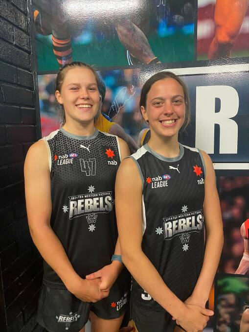Emerging leaders: Hamilton Kangaroos' Jedah Huf and Jessica Rentsch have been named in the Rebels leadership group.