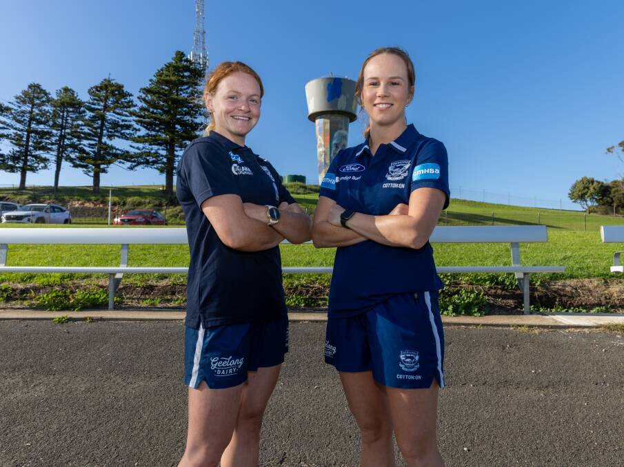 Jane McMeel and Alyssa Johnstone will play for Geelong's VFL Women's team in 2023. Picture by Eddie Guerrero