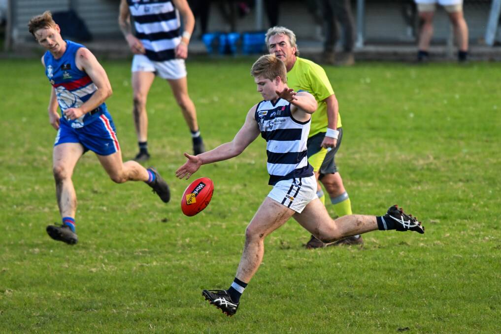 CONSISTENT: Allansford's Bradley Edge has enjoyed a breakout season for the Cats in the Warrnambool and District league. 