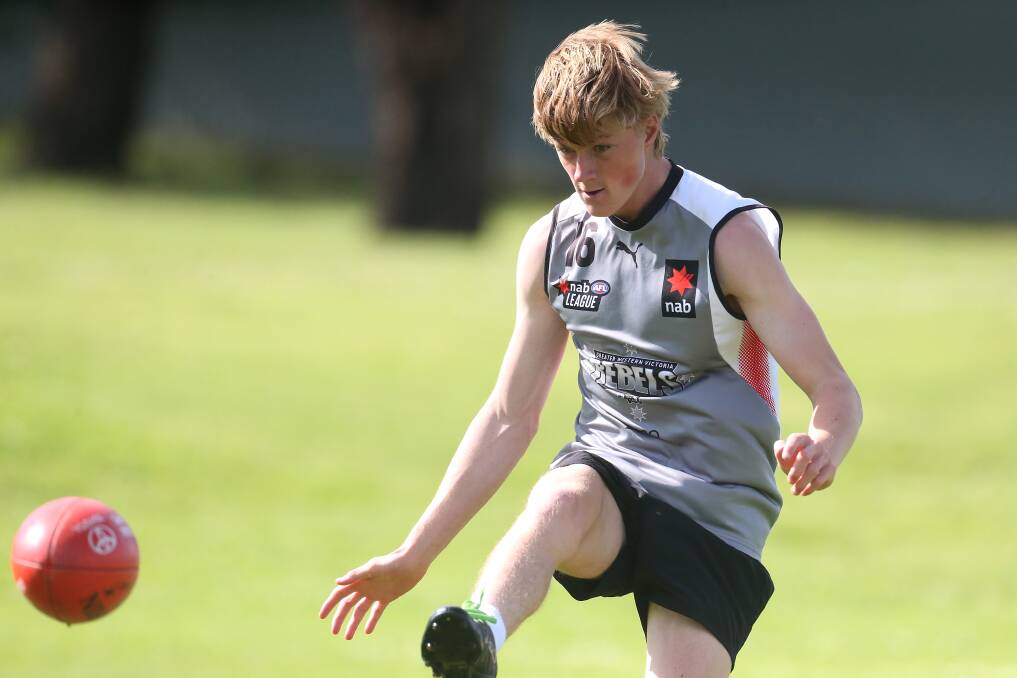 RUN HARD: Koroit youngster Jamie Lloyd is ready to excite for GWV Rebels.