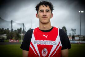 South Warrnambool recruit Jarvis Bermingham at the club's first training session of the pre-season. Pictures by Eddie Guerrero