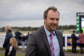 Trainer Aaron Purcell, pictured at the Warrnambool Races in May, 2023, will give his imported galloper a spell. Picture by Sean McKenna
