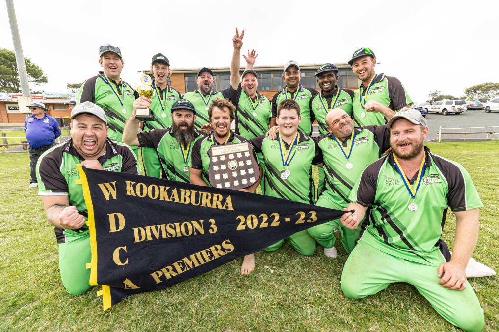 Spring Creek won the Warrnambool and District Cricket Association division three premiership. Picture by Sean McKenna
