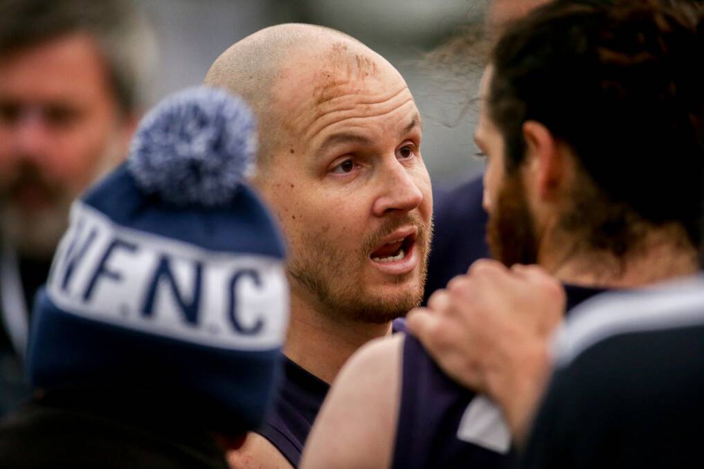 Nirranda coach Brayden Harkness has confirmed the Blues will make one change for the decider. Picture by Chris Doheny
