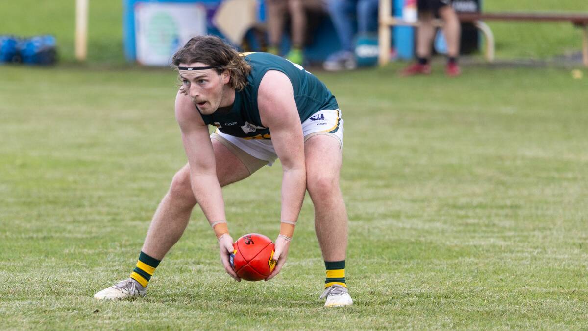 Old Collegians' Declan Gleeson in action last season. Pictures by Anthony Brady