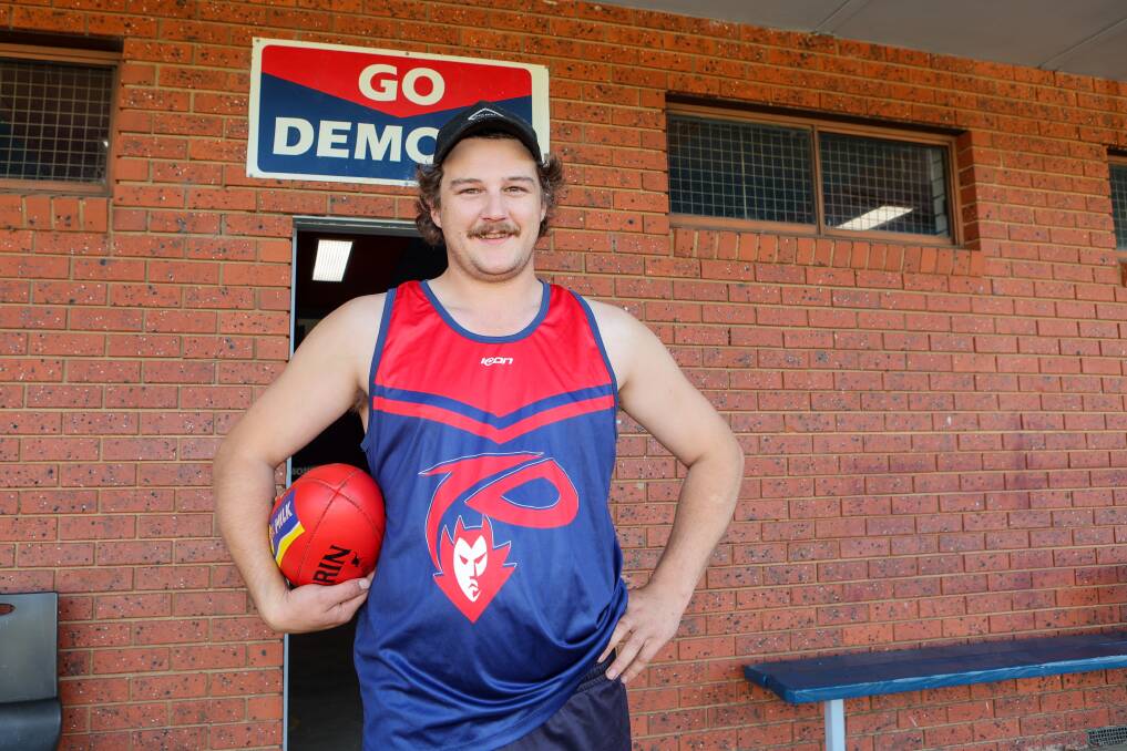 Timboon Demons recruit Ben Harding is confident the emerging group can improve this season. Picture by Anthony Brady