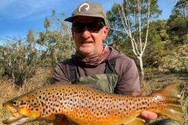 Michael Malone caught this impressive trout. Pictures supplied