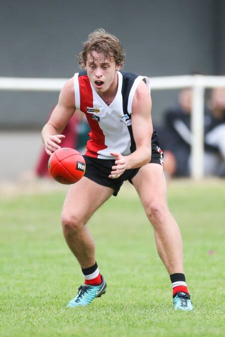 TALENTED: Koroit premiership player Connor Hinkley is on North Melbourne's top-up list. Picture: Morgan Hancock