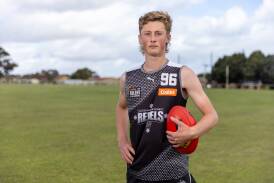 Warrnambool's Riley Holloway will make his debut for the GWV Rebels on Sunday. Picture by Eddie Guerrero
