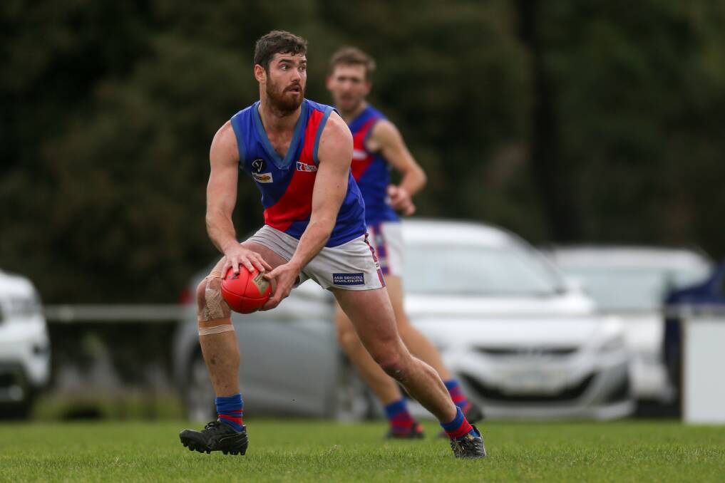 EXPERIENCE: O'Connor back in his Terang Mortlake days. He will line up in finals for the first time as a Kolora-Noorat player.