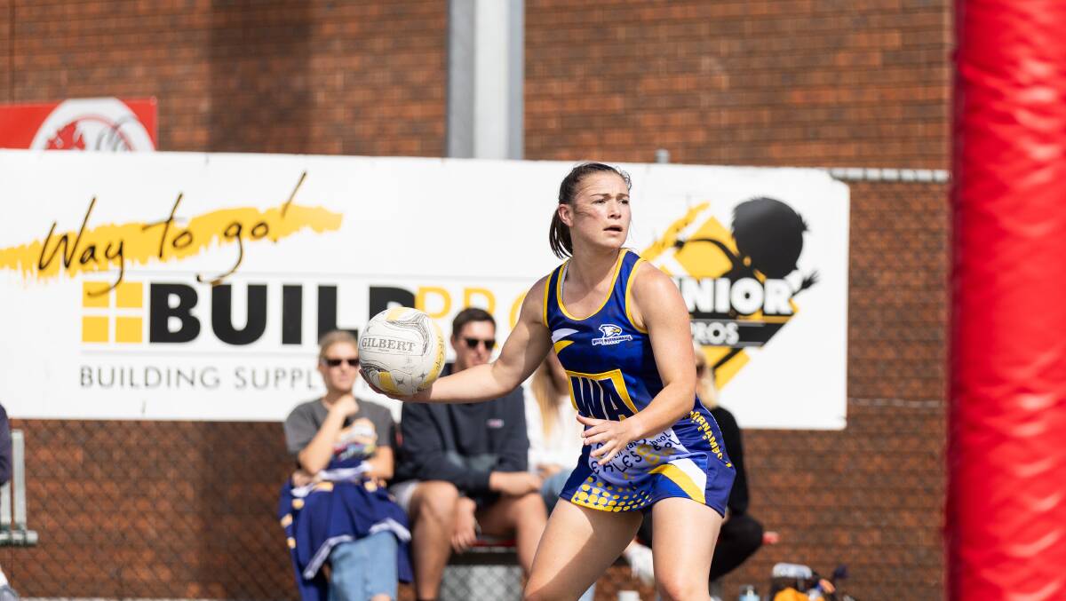 Kate O'Meara in action during the round one match against South Warrnambool. Picture by Anthony Brady