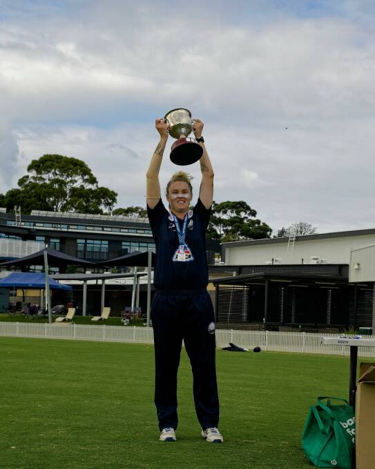 Warrnambool's Tiegan Kavanagh co-captained Geelong to its inaugural women's premiership. Picture by Chris Thomas