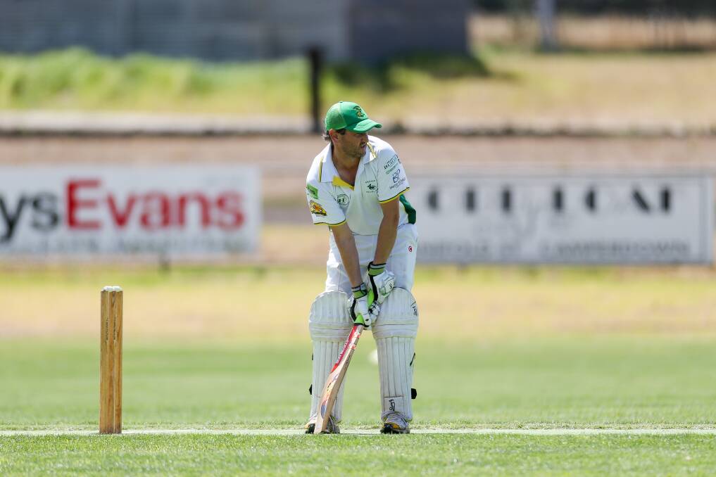 Bookaar's Simon Baker scored a monster century in South West Cricket on Saturday. Picture by Anthony Brady