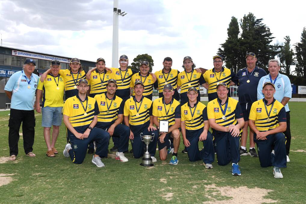 Warrnambool's Melbourne Country Week team secured the division two shield on Friday afternoon. Picture by Morgan Hancock