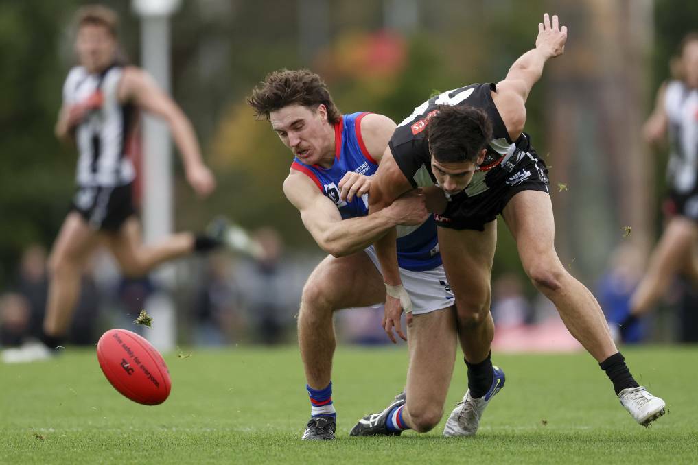 Warrnambool export Angus Bade in action for Footscray VFL. Picture by Getty Images