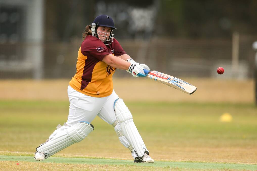 THE KEY: Nestles gun Mikaela Doran is a vital wicket for Allansford-Panmure. Picture: Chris Doheny