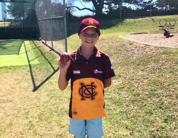 DOUBLE TROUBLE: Youngster Ethan Couch achieved a cricket rarity, the double hat-trick last Sunday.