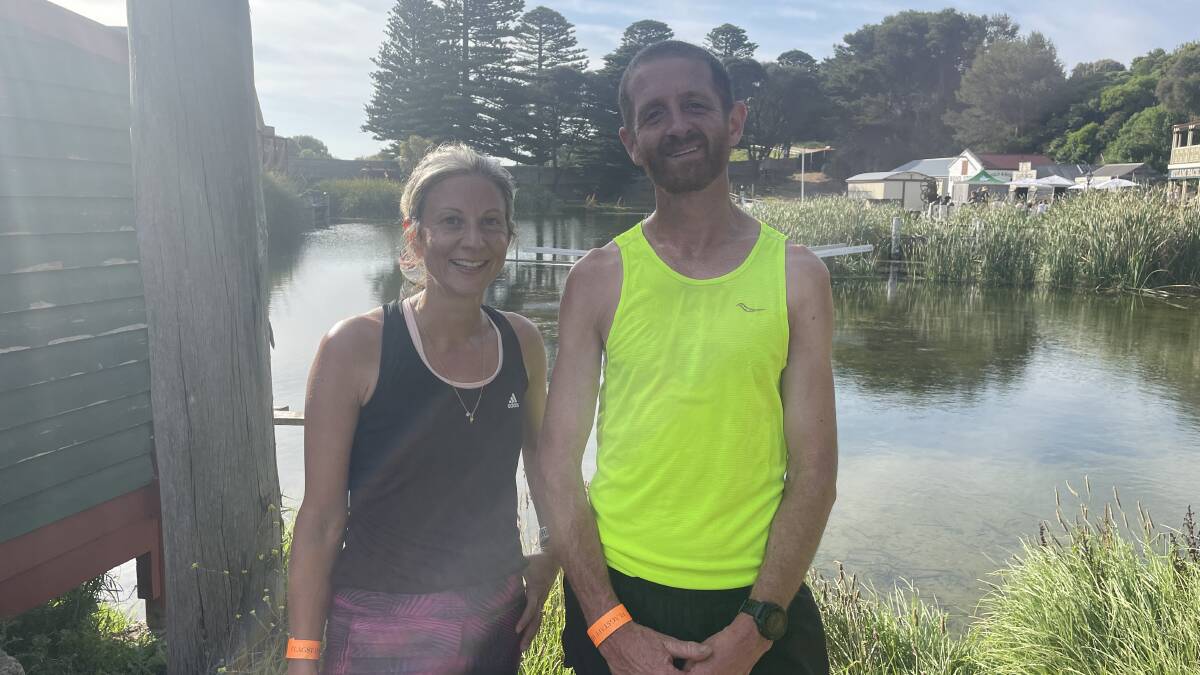Harriet Aggett and Ben Wallis took out the second run of the Flaggy 5 summer series on Wednesday night.