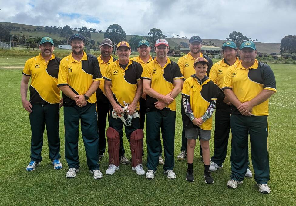 The South West Cricket over 40s side defeated Hamilton at Camperdown on Sunday. Picture supplied