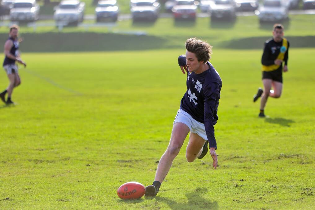Nirranda is hopeful recruit Isaac Stephens can be fit for the WDFNL finals. Picture by Anthony Brady