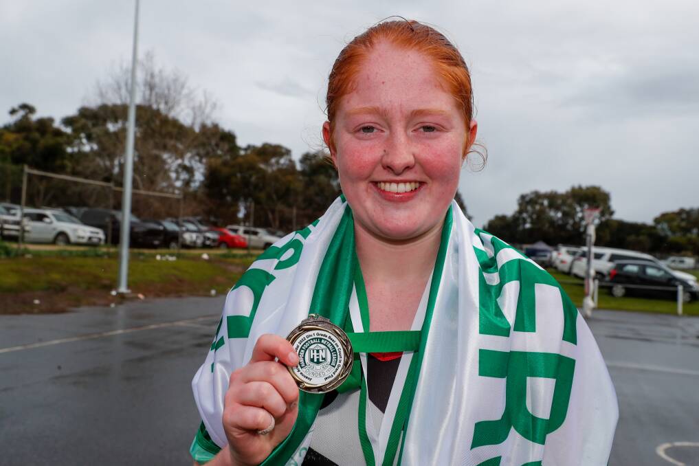 Koroit's Scarlett O'Donnell was named best on court in the div 1 grand final. Picture by Rob Gunstone