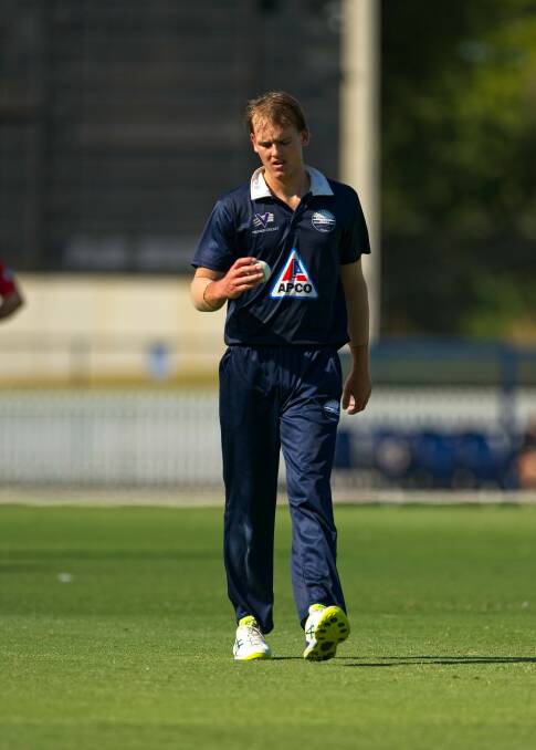 South-west fast bowler Vincent Huf is in Darwin this off-season. Picture by Chris Thomas