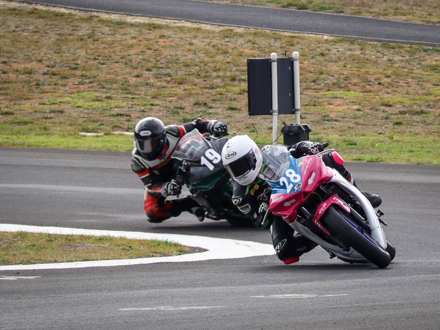 STRONG RETURN: Tayla Relph racing over the Easter long weekend.
