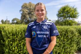 Port Campbell's Milly Illingworth, pictured in Victorian colours, has been named in the extended WNCL squad. Picture by Eddie Guerrero