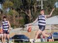 Allansford's Robbie Hare kicked seven goals in the big win against Kolora-Noorat. Picture by Anthony Brady