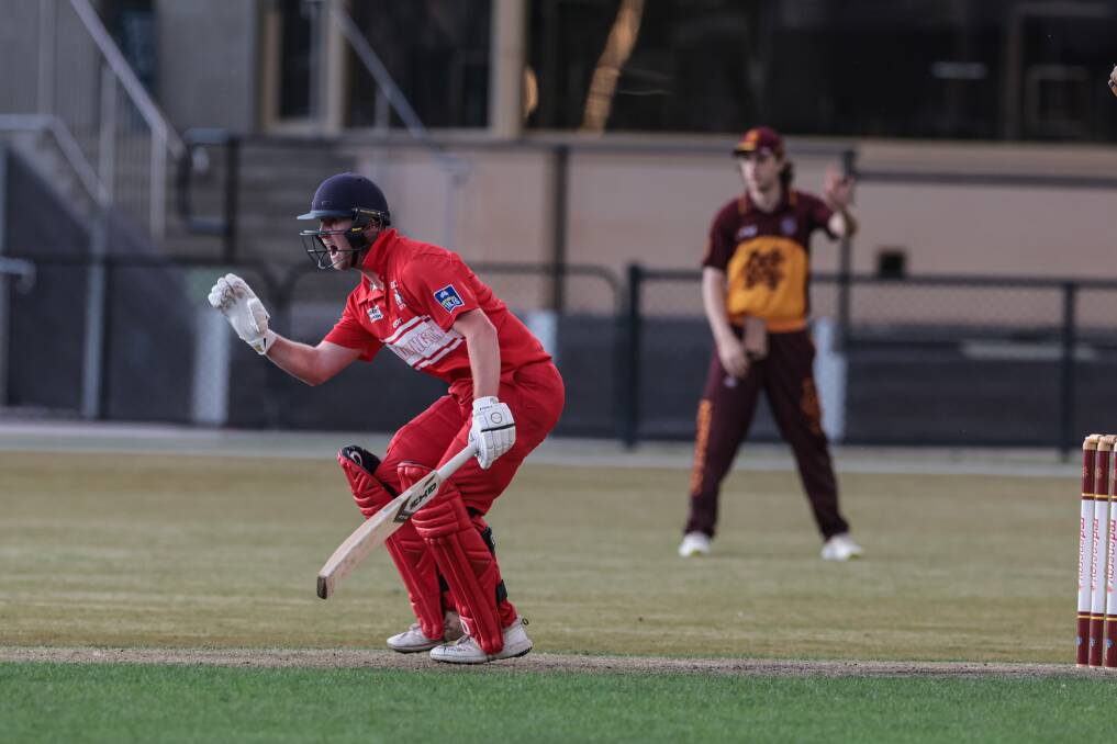 Terang captain Tyson Hay made the most of his opportunity to play for Dennington on Saturday, named in the WDCA's team of the week. Picture by Sean McKenna
