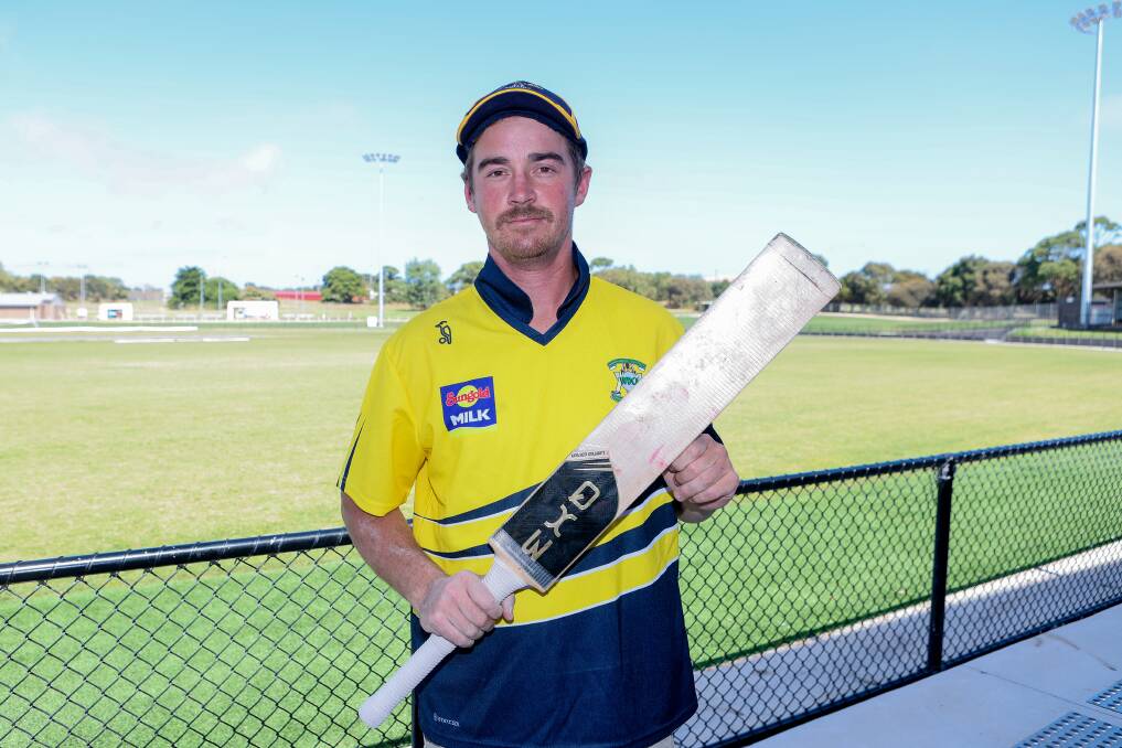Star batsman Cameron Williams will captain Warrnambool. Picture by Anthony Brady