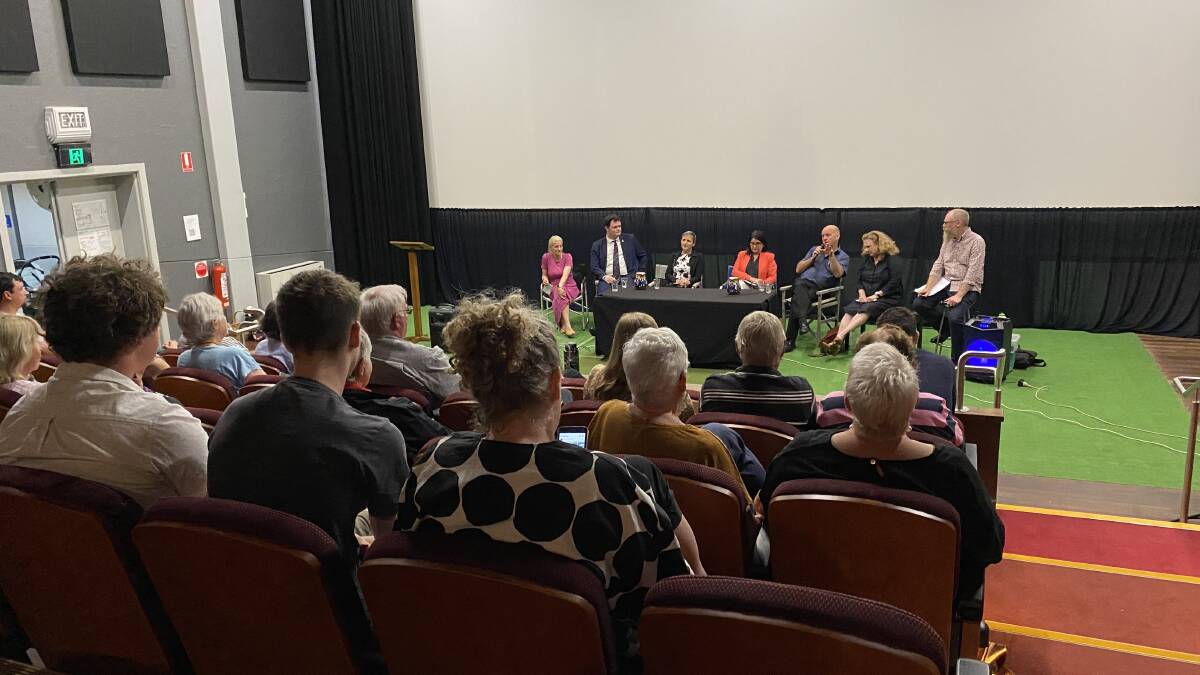 The Voices of Wannon 'Meet The Candidates' forum held at Port Fairy's Reardon Theatre on November 9 was open to a public audience. Picture by William Huynh